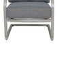 Wynn Outdoor Patio Spring Chair Set of 2 Aluminum Frame Heritage Gray By Casagear Home BM321164