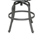 Mace Outdoor Patio Barstool Chair Set of 2 Aluminium Golden Beige By Casagear Home BM321193