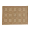 Ricky Area Rug, Rectangular 5 x 7, Light Brown Indoor Outdoor Plaid Pattern By Casagear Home