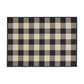 Ina Area Rug, Rectangular 5 x 7, Black, White, Gray Checkered Pattern By Casagear Home