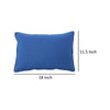 Naed Pillow Set of 2 Rectangular 12 x 18 Blue Water Safe Indoor Outdoor By Casagear Home BM321231