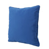 Naed Pillow Square 18 Inch Plush Blue Water Safe Fabric Indoor Outdoor By Casagear Home BM321235