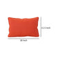 Naed Pillow Rectangular 18 Inch Orange Water Safe Fabric Indoor Outdoor By Casagear Home BM321236