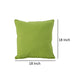 Naed Pillow Square 18 Inch Plush Green Water Safe Fabric Indoor Outdoor By Casagear Home BM321239