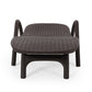 Michael Chaise Lounger, Dark Brown Outdoor Resin Wicker Frame, 77 Inch By Casagear Home