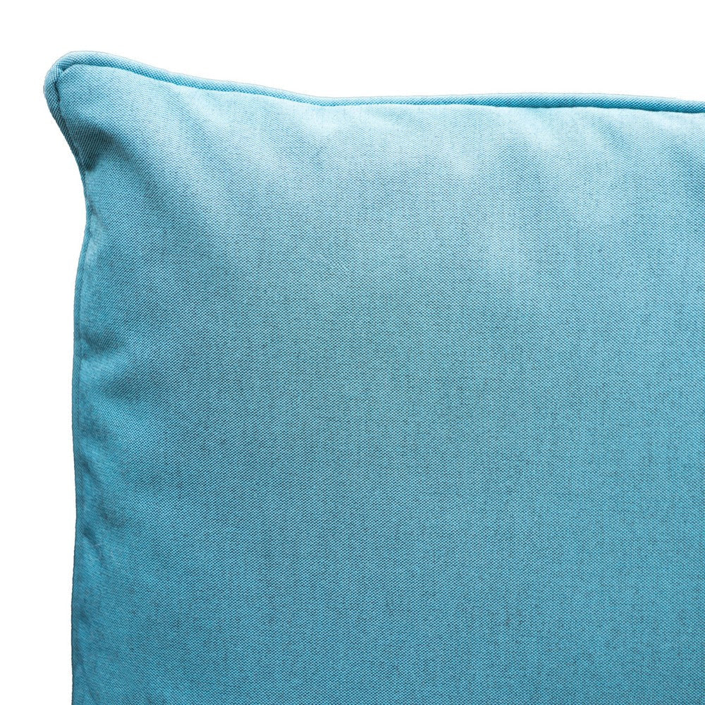 Naed Square Outdoor Throw Pillow Set of 2 18 Inch Teal Water Resistant By Casagear Home BM321266