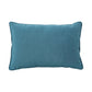 Naed Rectangular Outdoor Throw Pillow Set of 2 12 x 18, Teal Blue Fabric By Casagear Home