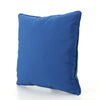 Naed Square Outdoor Throw Pillow Set of 2 18 Inch Blue Water Resistant By Casagear Home BM321268