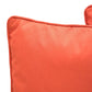 Naed Rectangular Outdoor Pillow Set of 2 12x18 Orange Water Resistant By Casagear Home BM321271