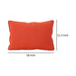 Naed Rectangular Outdoor Pillow Set of 2 12x18 Orange Water Resistant By Casagear Home BM321271