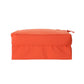 Chair Cushion Skirted Design 16 Inch Modern Coral Orange Polyester By Casagear Home BM321278