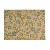 Ira Area Rug, Floral Details, 5 x 7 Power Loomed Ivory Green Indoor Outdoor By Casagear Home