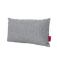 Naed Rectangular Throw Pillow Set of 2 12 x 18 Soft Gray Indoor Outdoor By Casagear Home BM321281