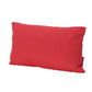 Naed Rectangular Throw Pillow Set of 2 12 x 18 Cherry Red Indoor Outdoor By Casagear Home BM321282