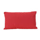 Naed Rectangular Throw Pillow Set of 2, 12 x 18, Cherry Red Indoor Outdoor By Casagear Home