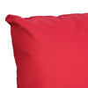 Naed Square Outdoor Throw Pillow Set of 2 18 Inch Red Water Resistant By Casagear Home BM321291