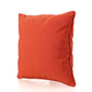 Naed Square Throw Pillow 18 Inch Indoor Outdoor Orange Water Resistant By Casagear Home BM321295