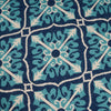 Dian Area Rug 5 x 7 Power Loomed Navy Blue Trellis Design Indoor Outdoor By Casagear Home BM321309