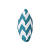 Isol Rectangular Outdoor Throw Pillow Set of 2 Chevron Pattern Teal Blue By Casagear Home BM321312