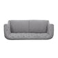 Kyle Sofa 75 Inch Classic Turned Wood Legs Button Tufted Light Gray By Casagear Home BM321714