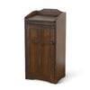 Homestead Trash Box 34 Inch Tall Rough Sawn Mahogany Dark Brown by Casagear home BM323736