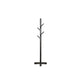 Rena Coat Hat Rack Stand 8 Wood Stems 72’’ Rustic Black Mahogany BM325365