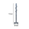 Rena Coat Hat Rack Stand with 8 Wood Stems 72’’ Ocean Blue Mahogany BM325366