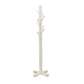 Rena Coat Hat Rack Stand 8 Wood Stems 72’’ Rustic White Mahogany BM325368