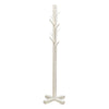 Rena Coat, Hat Rack Stand, 8 Wood Stems, 72" Rustic White Mahogany