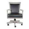 Zeka Game Chair with Wheels Tilt Swivel and Gas Lift Gray Mahogany BM325417