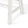 Rena Bar Height Bench 33’’ Rustic White Sand Mahogany Wood Frame BM325445