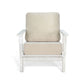 Rena Accent Lounge Chair Slatted Classic Sand White Solid Wood BM325565