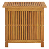 Outdoor Storage Box Table Acacia Wood with Flip Top Slatted Frame BM325596