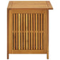 Outdoor Storage Box Table Acacia Wood with Flip Top Slatted Frame BM325596