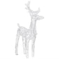 4pc Outdoor Reindeer n Sleigh Christmas Decoration 240 Blue LEDs BM325615