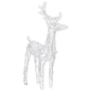 4pc Outdoor Reindeer n Sleigh Christmas Decoration 240 Warm White LED BM325625