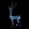 Outdoor Reindeer Christmas Decoration, 140 Cool White LED Lights