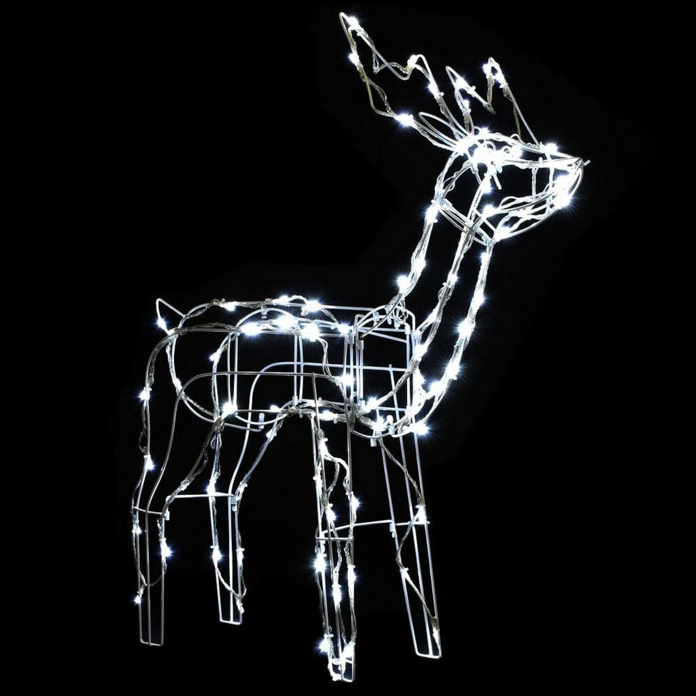 Meyi 3pc Outdoor Reindeer Family Christmas Decor 229 Cool White LED BM325637