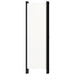 Folding Room Divider 79x71’’ White Fabric Black Iron Frame 4 Panel BM325679