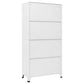 Rim Locker Cabinet with 12 Storage Compartments Slate Gray Steel BM325680