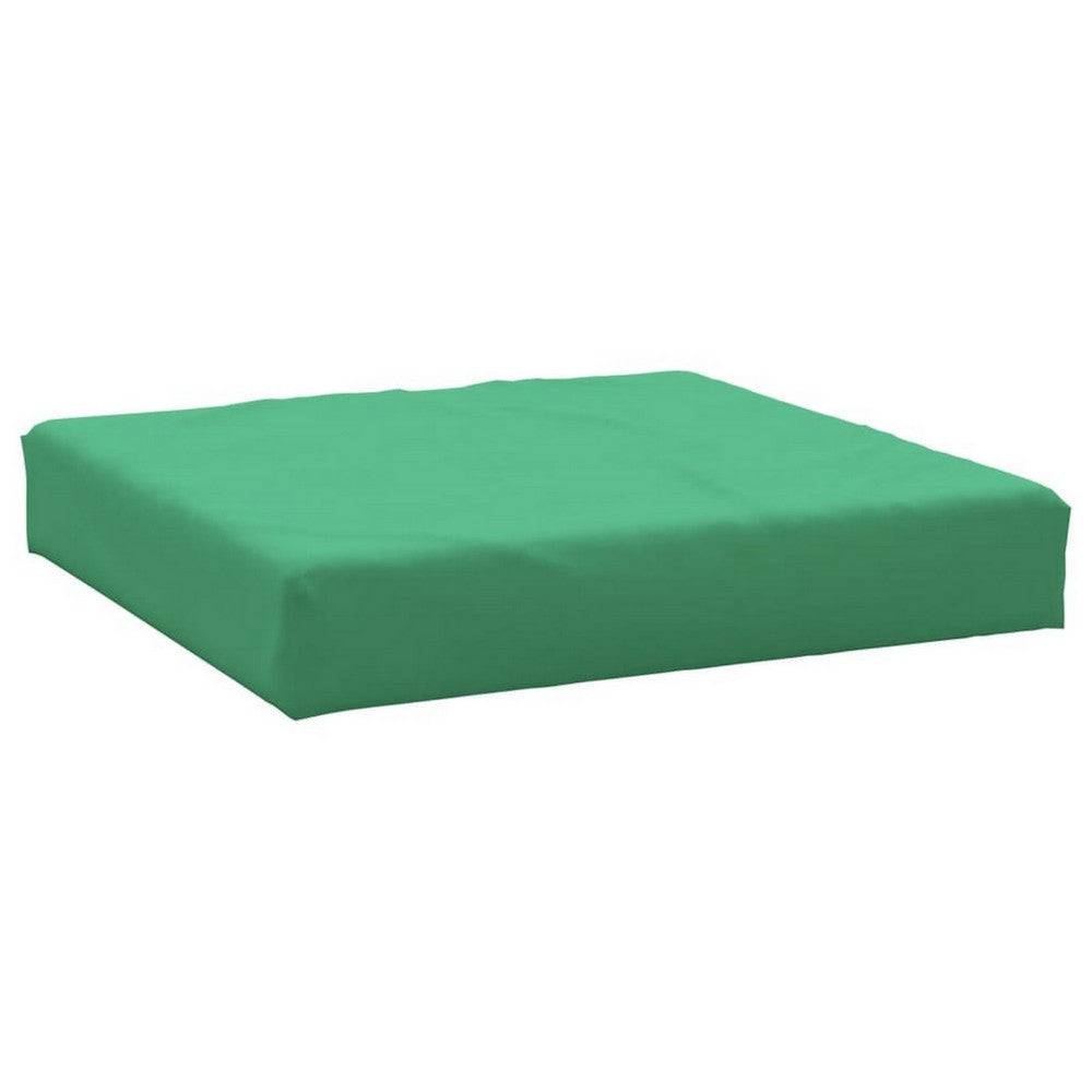 3pc Outdoor Cushions for Sofa Water Resistant Green Oxford Fabric BM325683