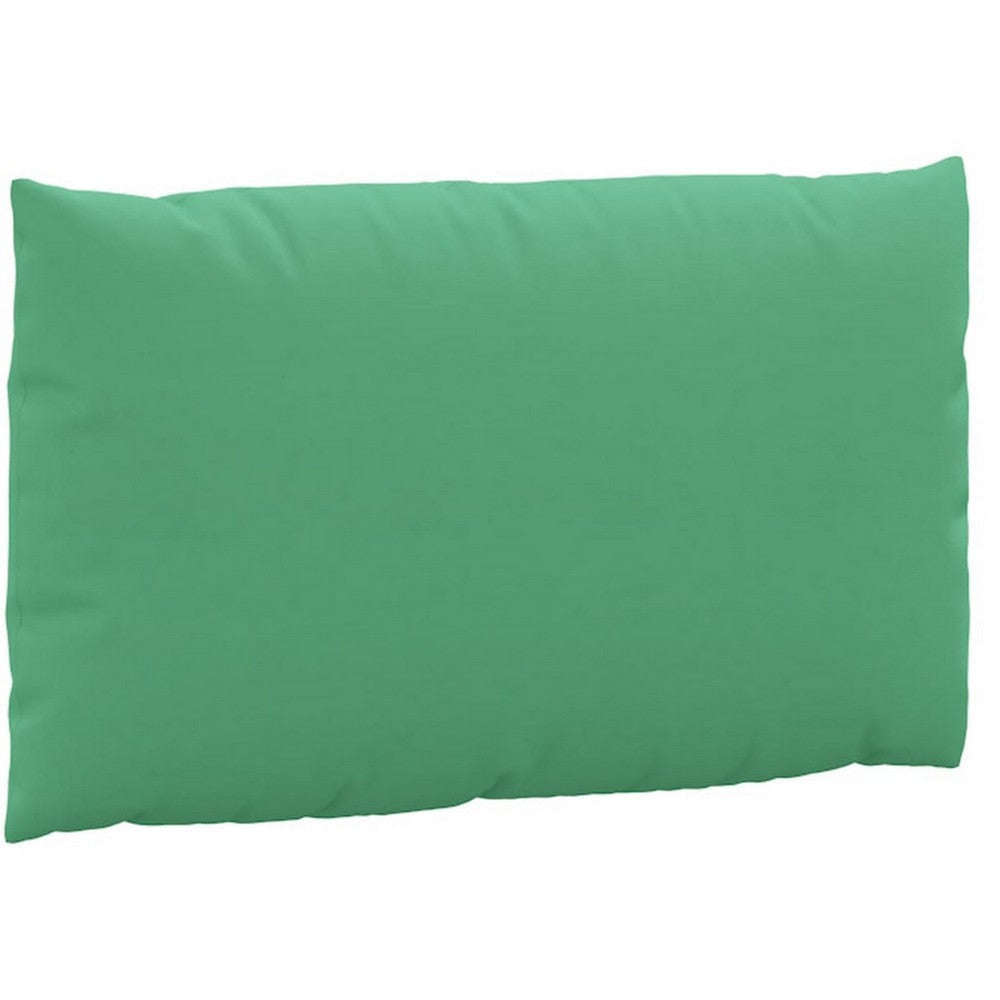 3pc Outdoor Cushions for Sofa Water Resistant Green Oxford Fabric BM325683