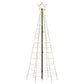 Hiko 6 Foot Lighted Metal Christmas Tree with LED, 8 Warm White Effect