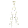 Hiko 6 Foot Lighted Metal Christmas Tree with LED, 8 Warm White Effect