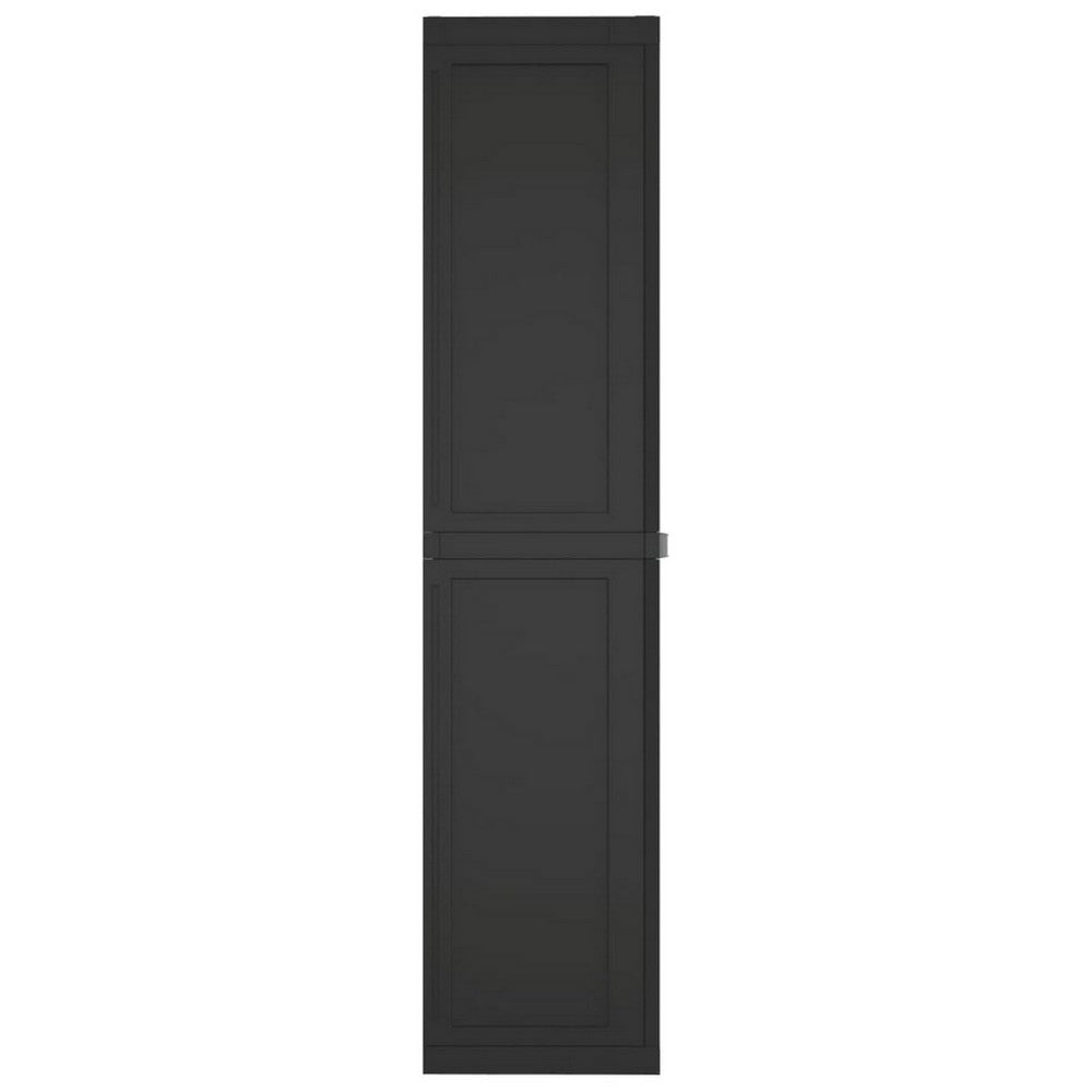 Dore 65’’ Garage Storage Cabinet Lockable Outdoor Weatherproof Black BM325709