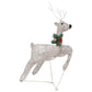 Garden 4pc Reindeer and Sleigh Christmas Decoration 100 LEDs Gold BM325738