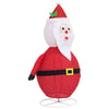 Santa Claus Figurine Christmas Decoration USB LED Red White 24’’ BM325741