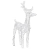 Garden 4pc Reindeer Christmas Decoration 160 LEDs Warm White Lights BM325744