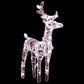 Set of 2 Christmas Reindeer Acrylic and 40 Warm White LED Lights BM325755