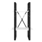 Zoe Standing Bookshelf 28’’ Tall 2 Shelves Black and White Wood BM325785